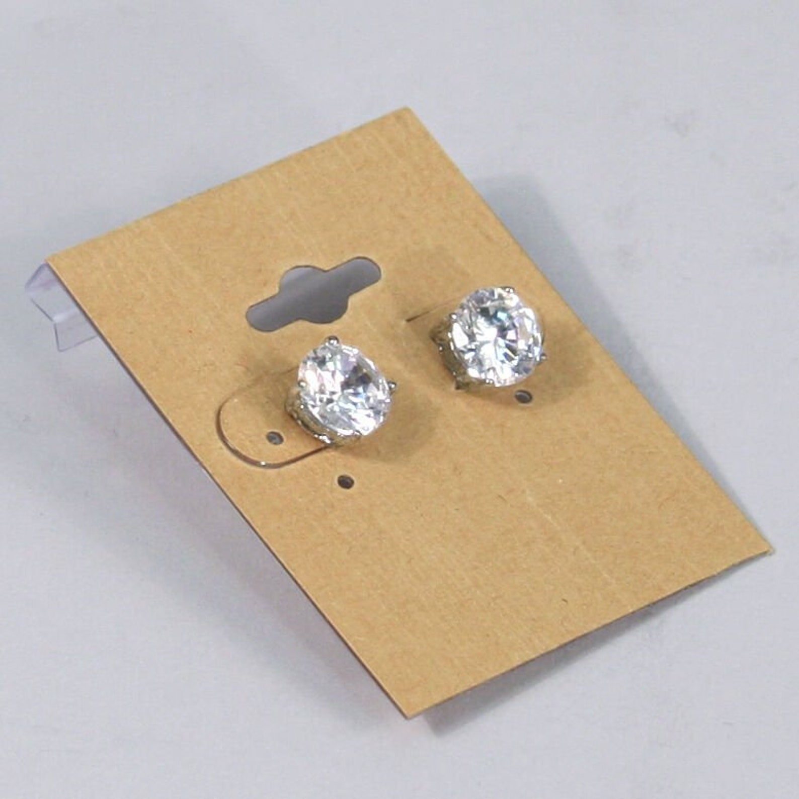 Hanging Earring Display Flocked Cards 100Pcs Various Sizes Etsy