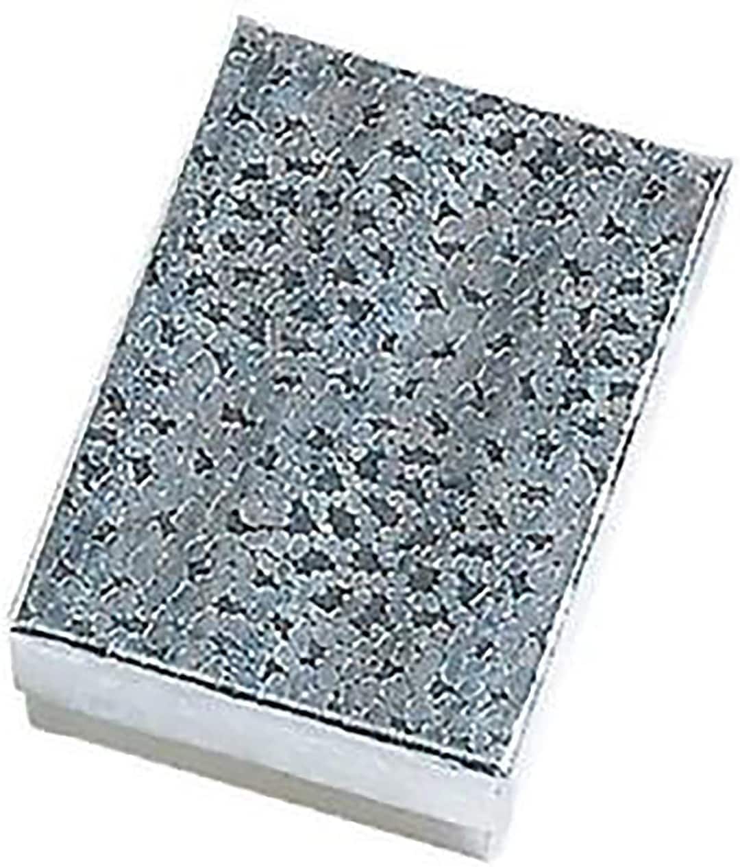 Novel Box 100 Pcs Silver Cotton Filled Jewelry Display Gift Etsy