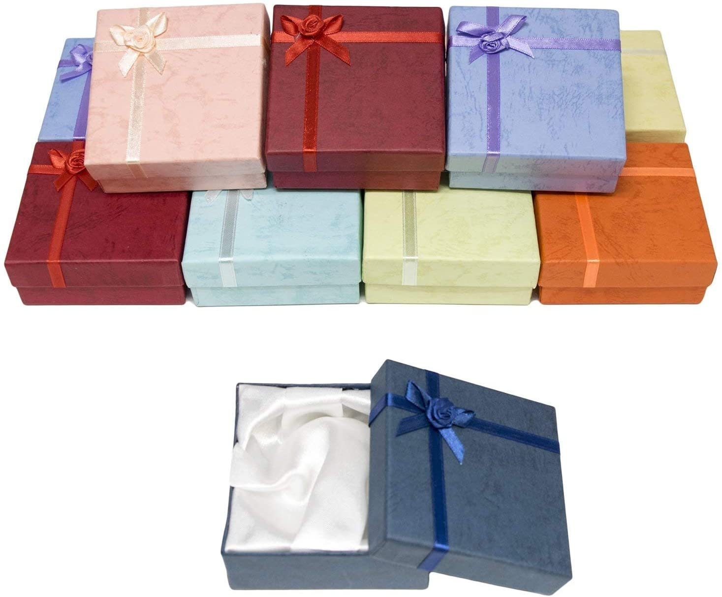 LIBOXES Gift Box 5x7x2 In - Set of 25 Gift Boxes with Lids for Presents or  Mailing - Small Shipping, Party Favor, or Gift Boxes Bulk - 25 Thank You