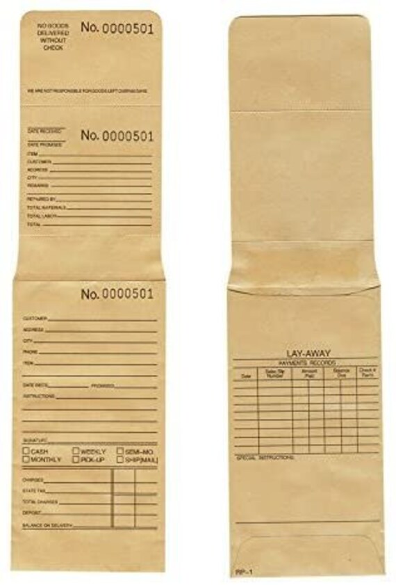 888 Display 100 Jewelry Repair Envelopes Numbered in Etsy