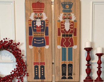 outdoor wooden nutcracker