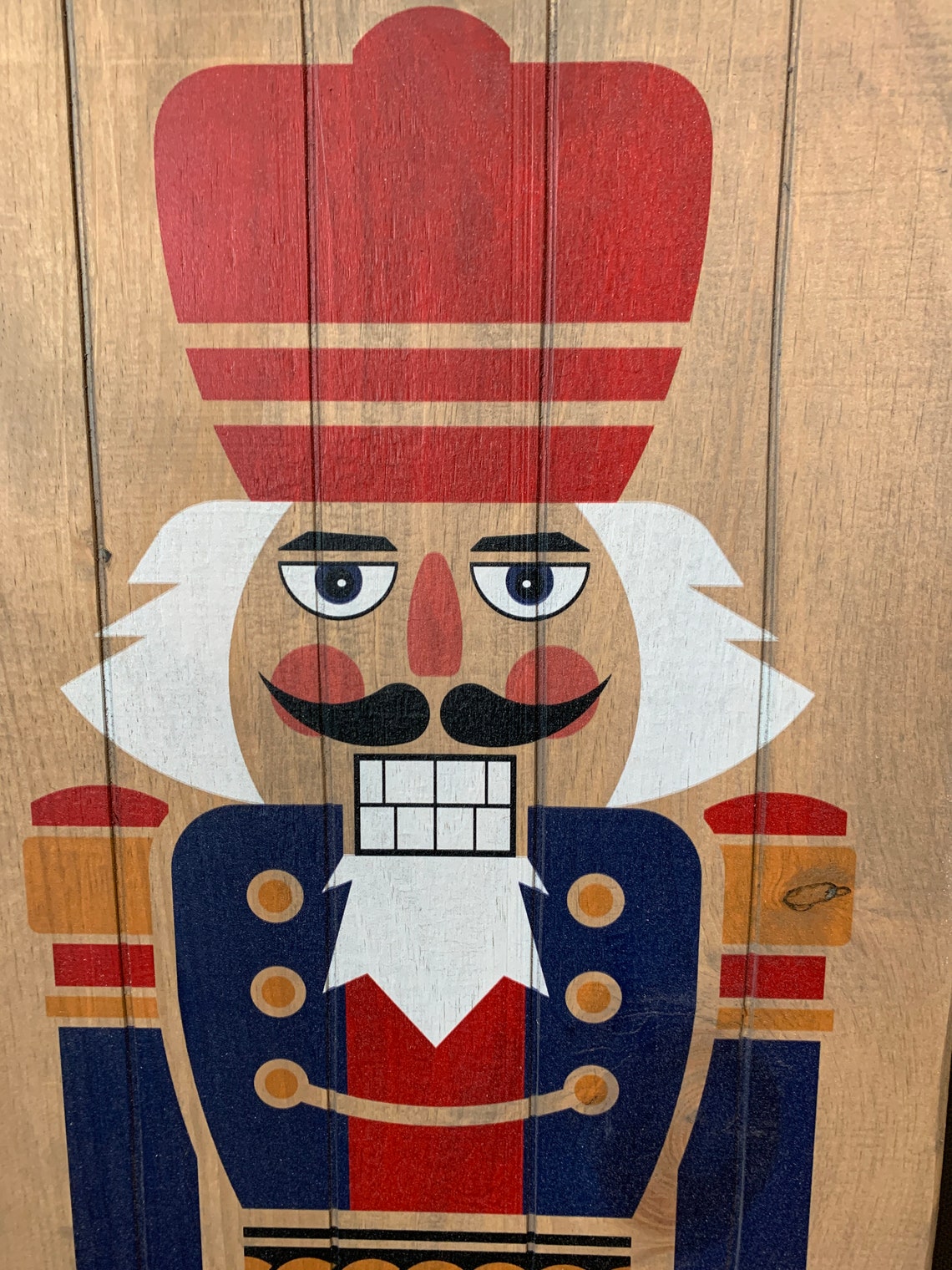 Wooden Christmas Nutcracker Sign Nutcracker Porch Sign Etsy