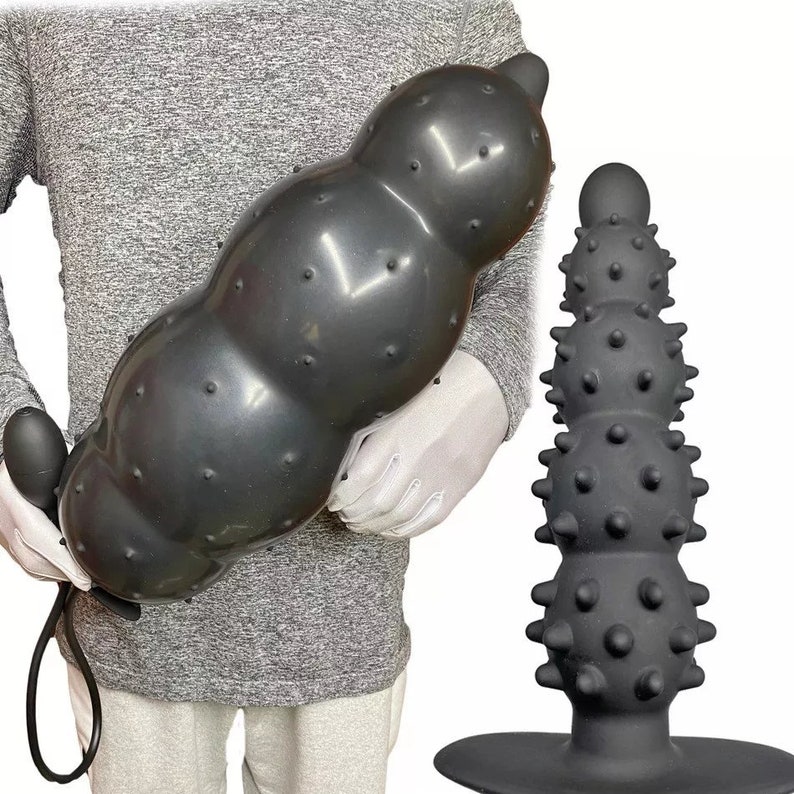 XXLarge, inflatable butt plug with manual pump - free shipping - super discreet packaging 