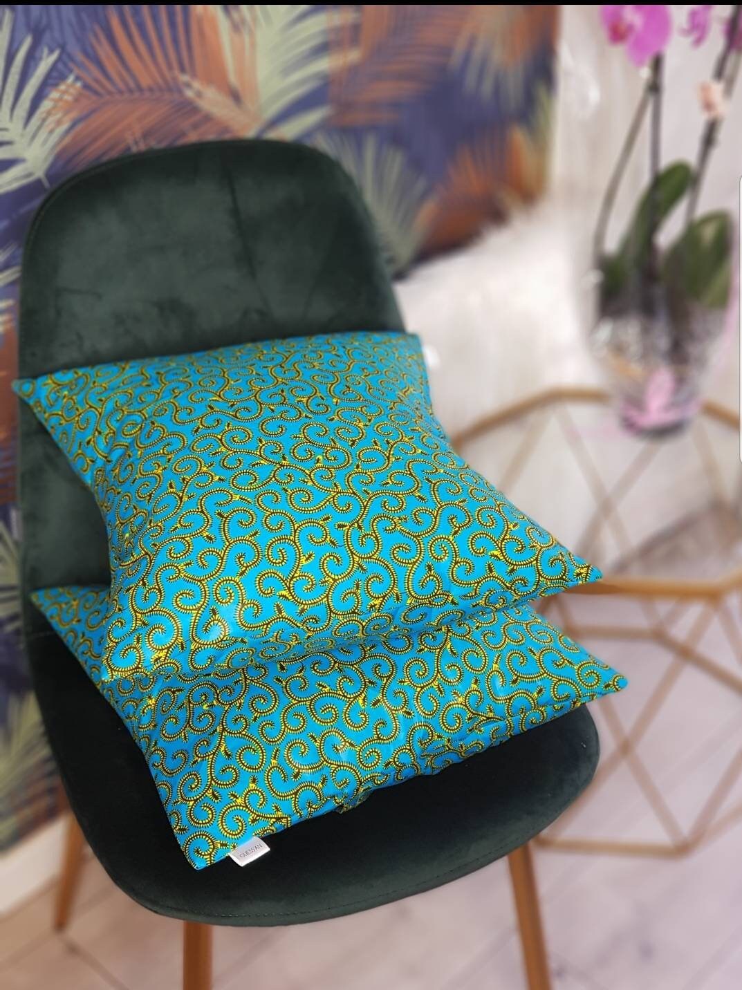 2 Housses de Coussins Wax