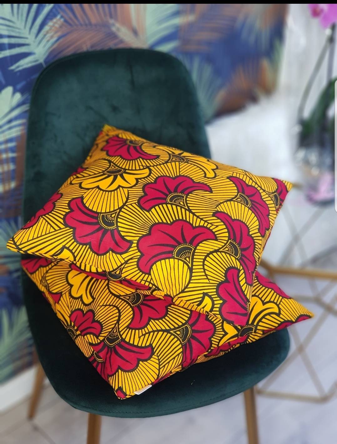 2 Housses de Coussins Wax