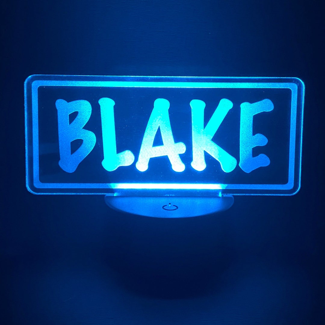 Custom LED Night Light, Name Sign, Personalized Gift, Kids Nightlight