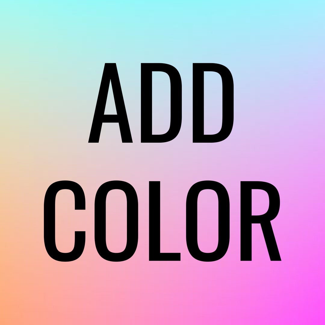 Add Color, Paint or Stained Wood - Etsy