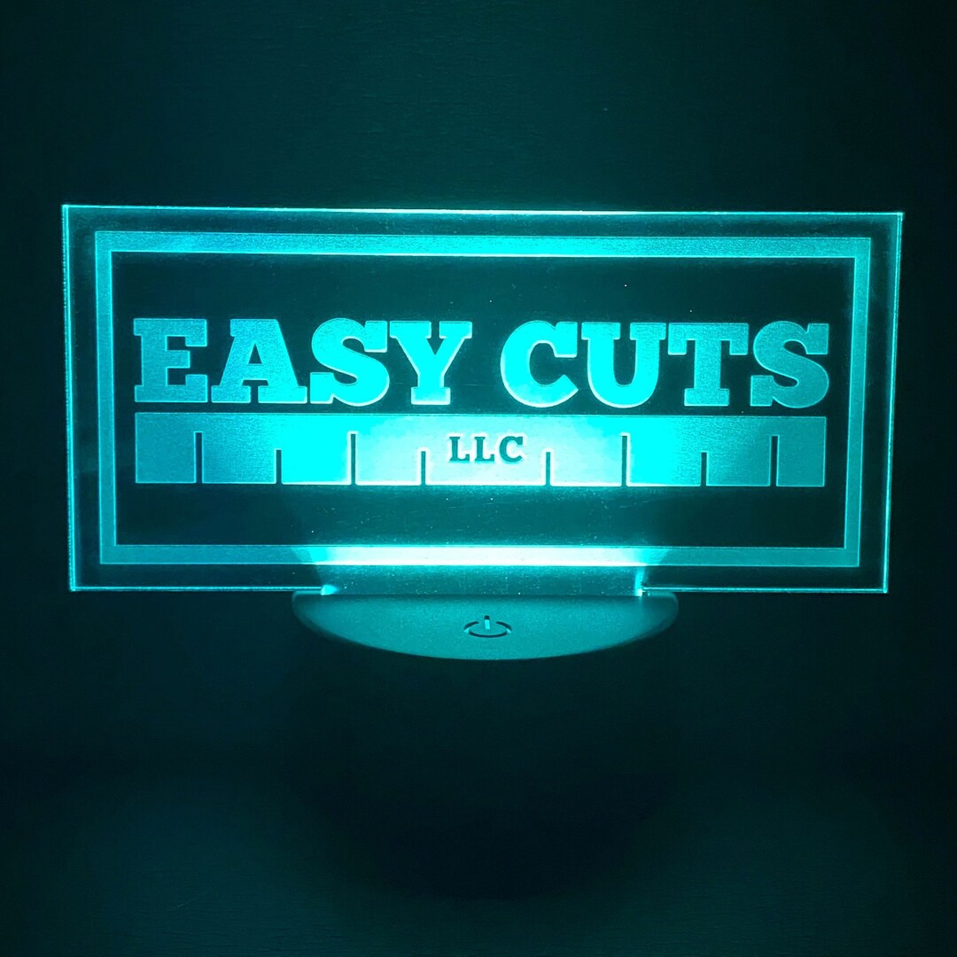Custom LED Business Sign, Light up Business Logo Sign, Color Changing