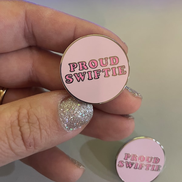 Proud Swiftie Enamel Pin | Perfect Gift | Lover Era | Eras Tour Outfit Inspo