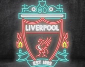 Soccer svg,friendship lamp,night stand,neon wall sign,neon sign art,custom led sign,neon bar sign,neon lights,light up sign,neon lamp