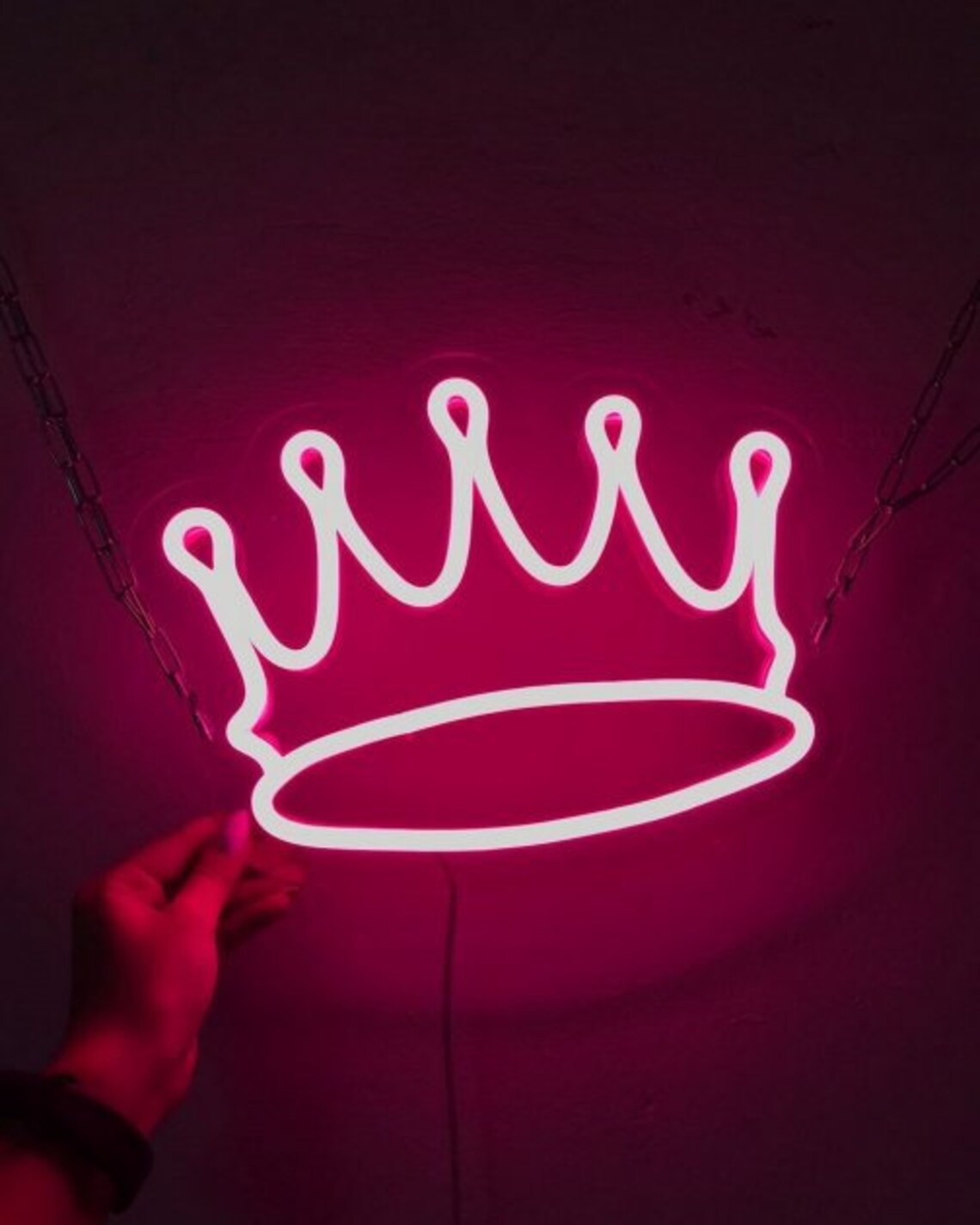 Krone Neon Corona Neon Neon led Licht Schlafzimmer | Etsy