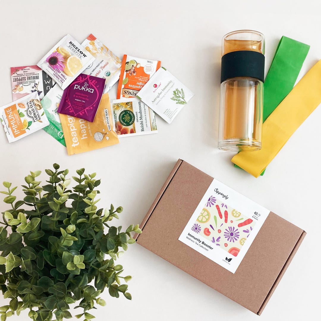 Immunity Tea Sample Set. 10 Variety. 40 Tea Bags. Echinacea. Elderberry ...