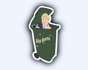 Bin Boris Autocollant