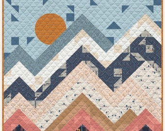 Quilt KIT - Original "Wilderness" featuring Little Forester fabrics from Art Gallery Fabrics - lap quilt or wall hanging, 60" x 64"