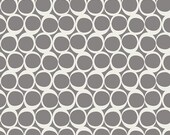Art Gallery Fabric, Round Elements, Pepper Smoke, 8 quot square pic - 100 cotton quilting fabric