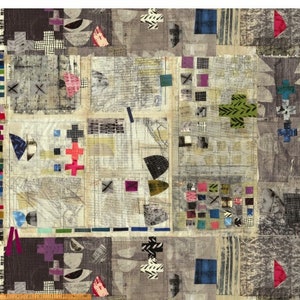 Curiosity, Treasure Hunt, Multi 43184P-X by Marcia Derse - Sold by HALF YARD - Windham Fabrics - 30" Repeat - 100% quilting cotton