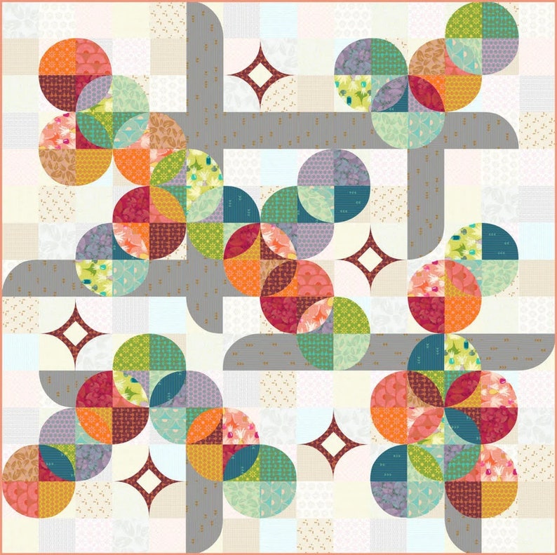 Quilt KIT moon Dance Revival by Sew Kind of Etsy