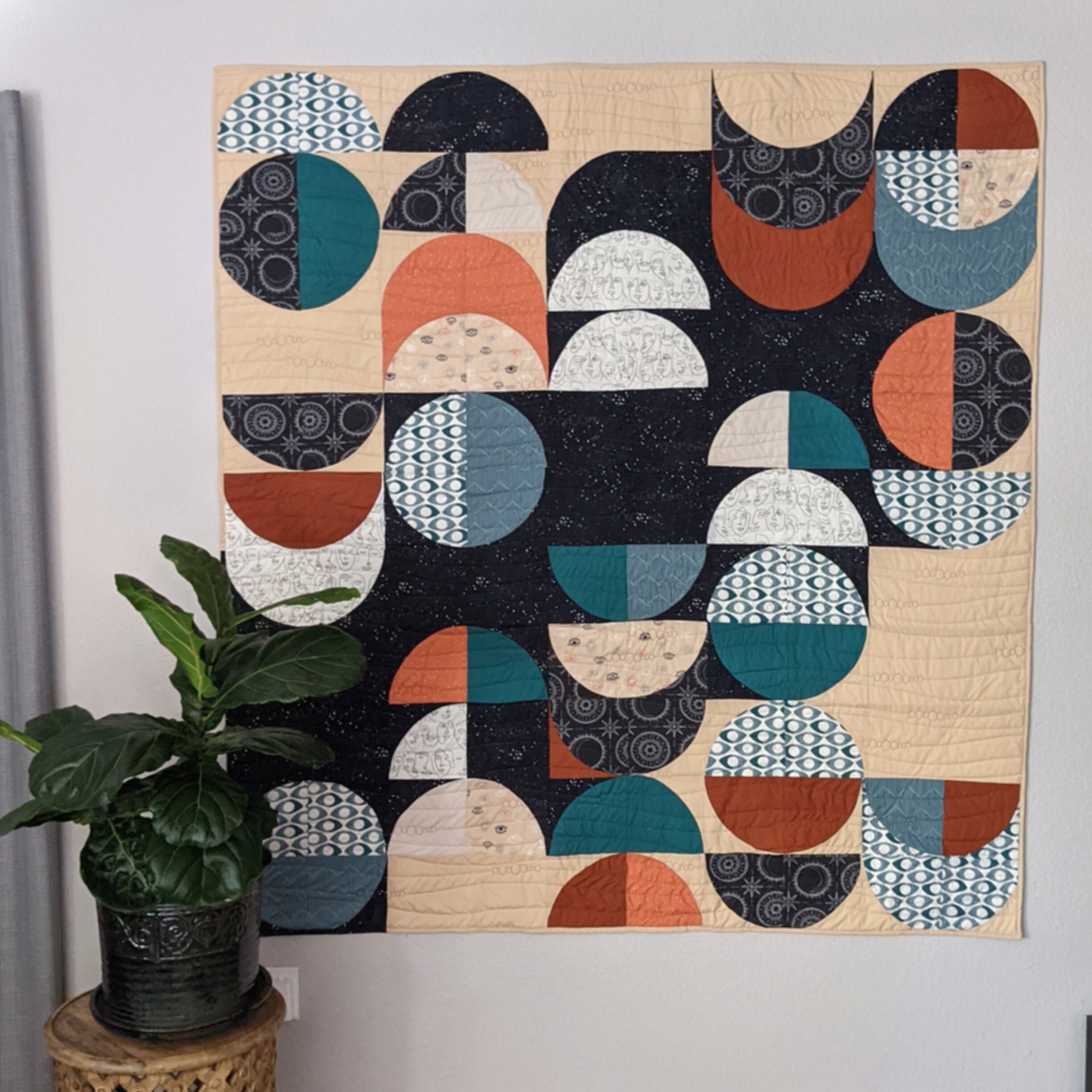 Eclipse Quilt KIT featuring Luna and Laurel fabrics from Art Etsy