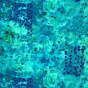 Spotted Graffiti, Blue Hour 52814D-2 - Marcia Derse, Windham - Sold by HALF YARD - 100% cotton quilting fabric