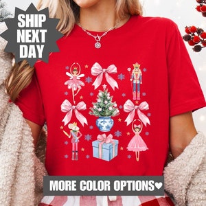 Nutcracker Coquette Sweatshirt, Nutcracker Shirt, Christmas Nutcracker Shirt, Lets Get Crackin Shirt, Retro Nutcracker Shirt, Coquette Shirt