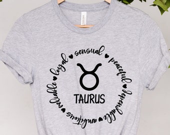 Taurus Shirt, Taurus Zodiac Shirt, Astrology Shirt, Zodiac Signs Shirt, Taurus Sweatshirt, Taurus Gift, Zodiac Signs Gift, Horoscope Shirt