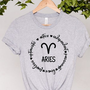 Aries Shirt, Aries Zodiac Shirt, Astrology Shirt, Zodiac Signs Shirt, Aries Sweatshirt, Aries Gift, Zodiac Signs Gift, Horoscope Shirt,Aries