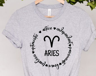 Aries Shirt, Aries Zodiac Shirt, Astrology Shirt, Zodiac Signs Shirt, Aries Sweatshirt, Aries Gift, Zodiac Signs Gift, Horoscope Shirt,Aries