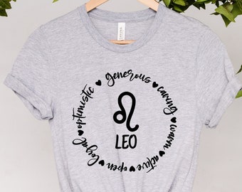 Leo Shirt, Leo Zodiac Shirt, Astrology Shirt, Zodiac Signs Shirt, Leo Sweatshirt, Leo Gift, Zodiac Signs Gift, Horoscope Shirt, Leo Gift,Leo