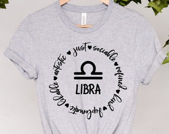 Libra Shirt, Libra Zodiac Shirt, Astrology Shirt, Zodiac Signs Shirt, Libra Sweatshirt, Libra Gift, Zodiac Signs Gift, Horoscope Shirt,Libra