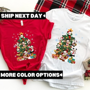 Disney Weihnachten Shirt, Disney Weihnachtsbaum Shirt, Disney sehr fröhlich Disney Weihnachtsfeier Shirt, Disney Weihnachten Familie passenden Shirt