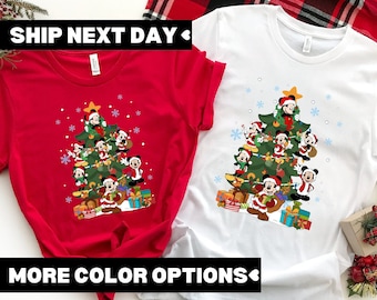 Disney Christmas Shirt, Disney Christmas Tree Shirt, Disney Very Merry Disney Christmas Party Shirt, Disney Christmas Family Matching Shirt