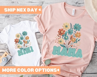 Mama Mini Shirt, Matching Mommy and Me Shirt, Mama Mini Matching Shirt, New Mom Shirt, Mother and Daughter Outfits, Mama Shirt, Mini T-Shirt
