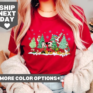 Disney Weihnachten Shirt, Disney Weihnachtsbaum Shirt, Disney sehr fröhlich Disney Weihnachtsfeier Shirt, Disney Weihnachten Familie passenden Shirt
