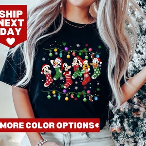Disney Christmas Shirt, Mickey and Friends Christmas Shirt, Very Merry Disney Christmas Party Shirt, Disney Christmas Family Matching Shirt