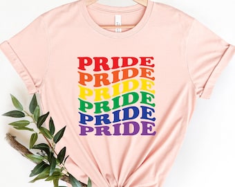 Pride Shirt, Pride Month Shirt, Gay Pride LGBT Shirt, Rainbow Shirt, Trans T-Shirt, Equality Shirt, LGBTQ Gift, LGBT Pride Shirt,Lesbian Tee