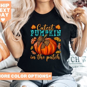 Cutest Pumpkin in the Patch Shirt, Fall Kids Shirt, Cute Pumpkin Shirt, Thanksgiving Kids Shirt, Halloween Baby Shirt, Halloween Kids Shirt