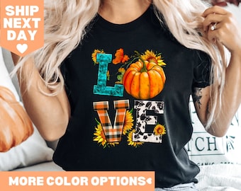Love Fall Shirt, Hello Fall Shirt, Cute Fall Shirt, Pumpkin Shirt, Thanksgiving Shirt, Cute Fall Shirt, Autumn Shirt, Pumpkin Sweatshirt