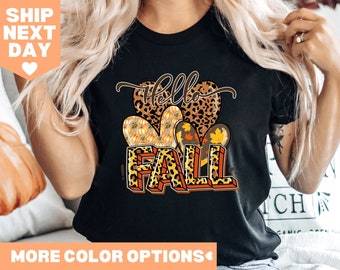 Hello Fall Shirt, Love Fall Shirt, Cute Fall Shirt, Pumpkin Shirt, Cute Fall Sweatshirt, Thanksgiving Shirt, Autumn Shirt,Pumpkin Sweatshirt