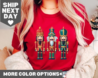 Notenkrakershirt, notenkraker kerstshirt, Lets Get Crackin-shirt, retro notenkrakershirt, familie kerstshirt, vintage kerstshirt