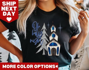 Oh heilige Nacht Sweatshirt, christliches Weihnachtshemd, wahre Geschichte Weihnachtsshirt, Krippe Sweatshirt, Weihnachten Sweatshirt, Jesus Liebhaber Shirt