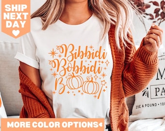 Camiseta Bibbidi Bobbidi Boo, camiseta de Halloween de Disney, camiseta de Cenicienta, Halloween de Disney, camisetas lindas de Disney, camisetas de vacaciones de Disney