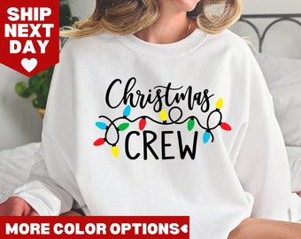 Christmas Crew Shirt, Family Christmas Pajamas, Family Christmas Shirts, Christmas Shirt, Christmas Lights Shirt,Christmas Family Crew Shirt