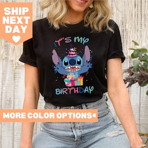 It&#39;s My Birthday Shirt, Stitch Shirt, Disney Shirt, Stitch Party Shirt, Stitch Birthday Shirt, Disney Birthday Party, Birthday Girl Shirt