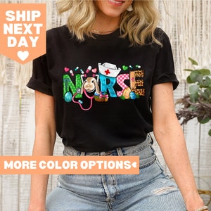 Easter Nurse Shirt, Easter Gift For Nurse, Easter Bunny Nurse Shirt, Nurse Shirt, Easter Shirt, Funny Easter Shirt, Nursing School Shirt