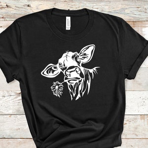Cute Cow Shirt, Highland Cow Shirt, Cow Shirt For Mom, Cow Gifts For Her, Heifer Shirt, Farm T-shirt, Ranch Tee, Farmer, Cowgirl