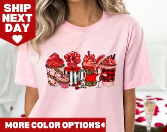 Valentine's Day Coffee Shirt, Women's Valentine's Day Shirt, Valentine's Day Sweatshirt, Cute Valentine's Day Shirt,Gift for Valentine's Day