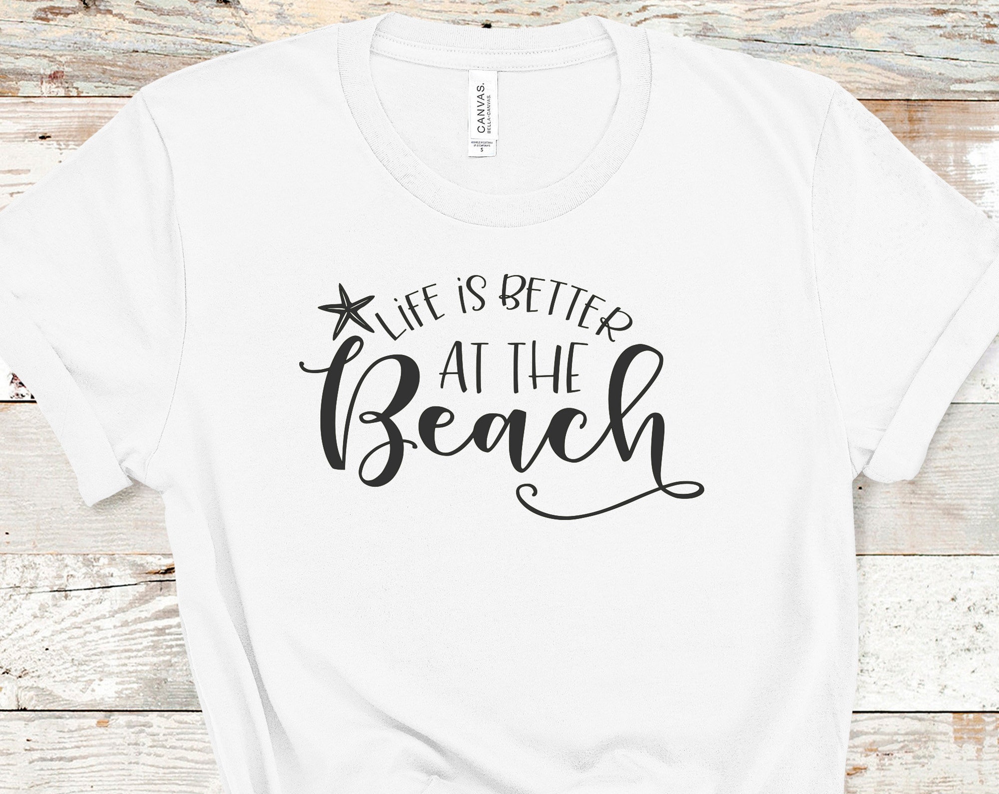 Discover Life Is Better At The Beach Urlaubsmode T-Shirt