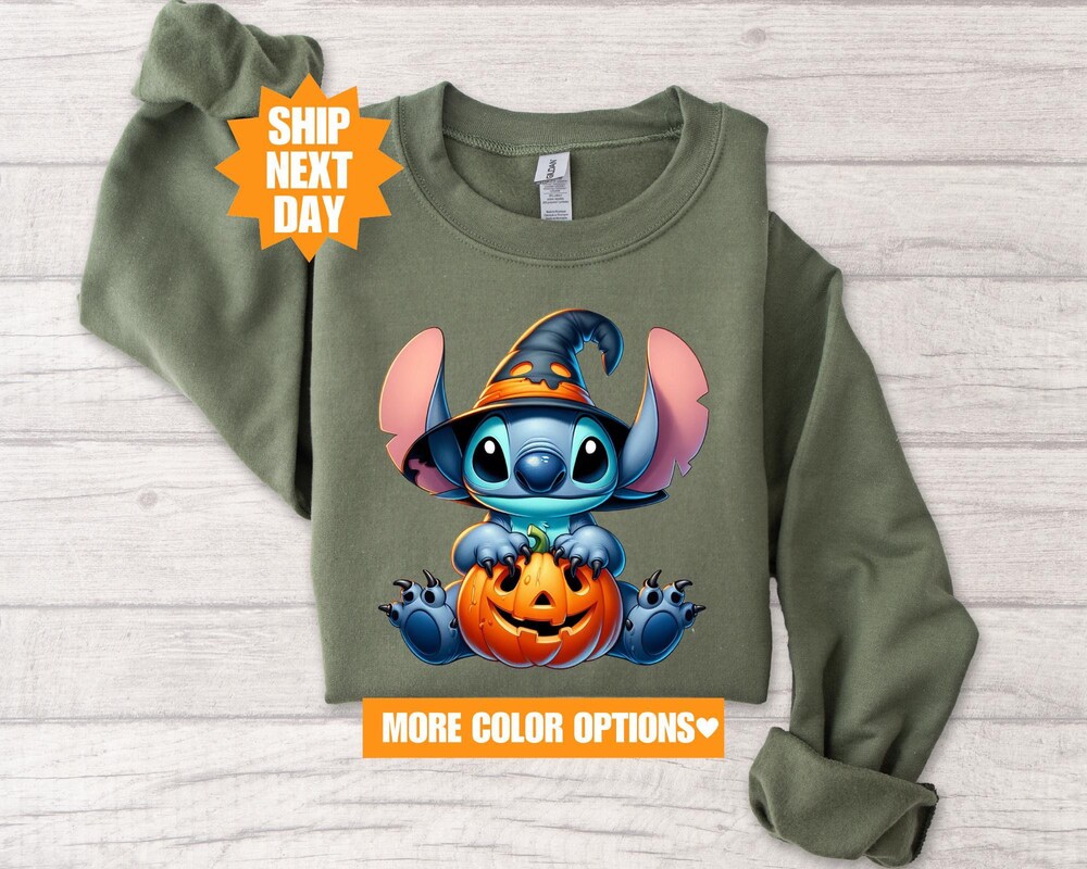 Stitch Halloween Sweatshirt, Disney Halloween Sweatshirt, Stitch Hoodie, Halloween Sweatshirt, Disney Halloween Hoodie, Stitch Sweatshirt
