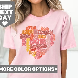 Happy Mother&#39;s Day Shirt, Happy Mother&#39;s Day Heart Shirt, Mom Gift, Mother&#39;s Day Shirt, Mother&#39;s Day Gift, Mom Shirt, Happy Mother&#39;s Day Tee