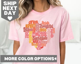 Happy Mother's Day Shirt, Happy Mother's Day Heart Shirt, Mom Gift, Mother's Day Shirt, Mother's Day Gift, Mom Shirt, Happy Mother's Day Tee